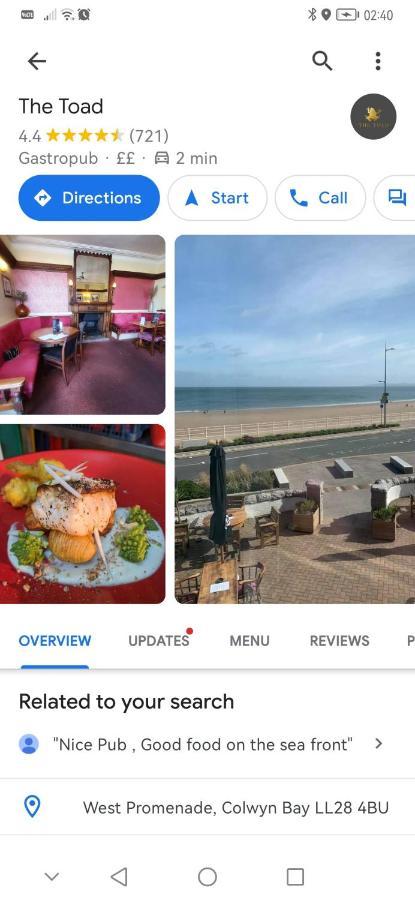 Netherton Studio Apartment 2 Rhôs-on-Sea Exterior foto